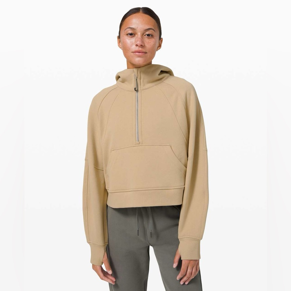 Lululemon scuba oversized half zip in Trench